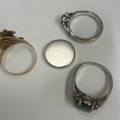 18K刻印リングsilverリングの画像