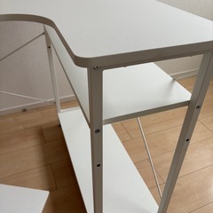 G1224 パソコンデスク　ホワイトの画像