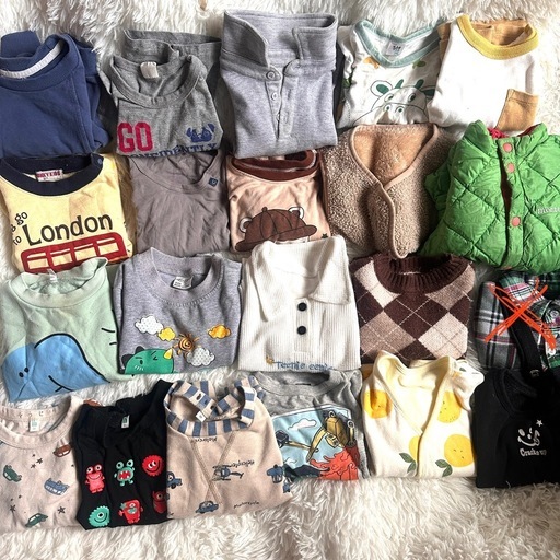 80cm 95cm 子供服 まとめ売り 秋冬物20点 (コウ) 町屋のベビー用品