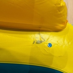 ハンドル付き浮き輪　日除付き浮き輪の画像