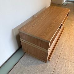 訳あり☆木製テレビボードキャビネットナチュラルウッドテレビ台