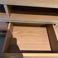 訳あり★木製テレビボード　キャビネット　ナチュラルウッド　テレビ台の画像