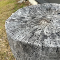 【一点物の椅子】臼（うす）をリメイクしましたの画像