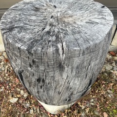 【一点物の椅子】臼（うす）をリメイクしましたの画像