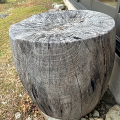 【一点物の椅子】臼（うす）をリメイクしましたの画像