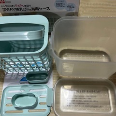 LEC 哺乳瓶消毒ケース（薬液・レンジ消毒OK）の画像