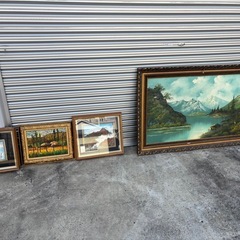 油絵　絵画　9点の画像