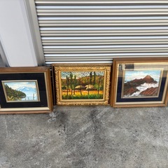 油絵　絵画　9点の画像