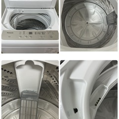 R356 ☀️ ジモティー限定特別価格！ Panasonic 洗濯機 （洗濯5.0㎏) 21年製 NA-F50B15J ⭐ 動作確認済 ⭐ クリーニング済の画像