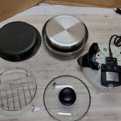 美品　未使用品　レコルトポットデュオ recolte Pot DUO-1　. 1〜2人用の卓上電気調理鍋　ミニサイズ　卓上　1人鍋　調理器具　グリル鍋の画像