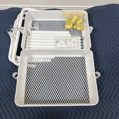 ニトリ ハンガーラック ワゴン 3段階調節 DX2s01の画像