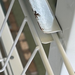 【リサイクルサービス八光】幅30㎝　ホワイト　隙間ワゴン　キャスター付きの画像