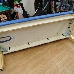 タカダベッド Mスポーツ70 幅70×奥182×高50～65cm メディブルー TB-1424 高さ調節可能 枕付き 施術台 エステベッド 札幌市 清田区 平岡の画像