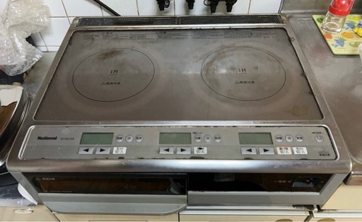 無料】ナショナルIH クッキングヒーターコンロ (panda) 大阪のキッチン