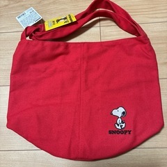 新品！❣️スヌーピー　ラウンドキャンバスバッグの画像
