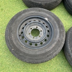 ハイエース 200系 スチールホイール 中古4本セット　195/80r15の画像