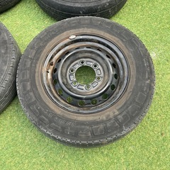 ハイエース 200系 スチールホイール 中古4本セット　195/80r15の画像