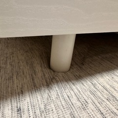 ダブルベッド　ホワイトの画像