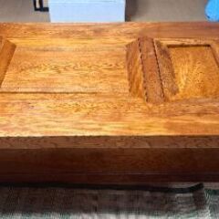 囲炉裏テーブル　アンティーク家具　【引き取り限定】の画像