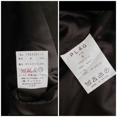 PLAG テットオム ブラック カモフラ　テーラードジャケット  の画像