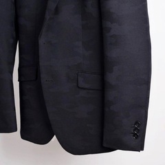 PLAG テットオム ブラック カモフラ　テーラードジャケット  の画像