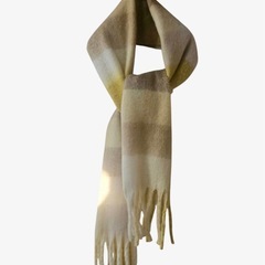 ミックスカラー大判マフラーの画像