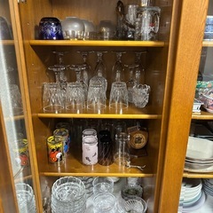 食器棚　アンティークの画像