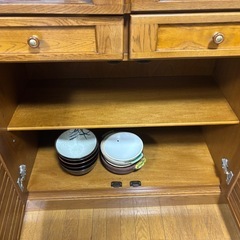 食器棚　アンティークの画像
