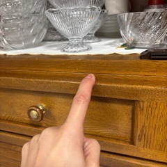 食器棚　アンティークの画像