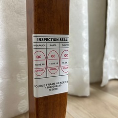 【売ります】ダブルベッドフレーム
の画像