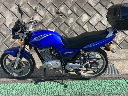 低走行600km台エンジン実働スズキEN125-2A (アリとキリギリス) 下溝の