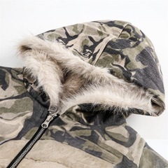 人気商品！【新品】ファージャケット　ファーダウン　ファーパーカー　y2k Lの画像