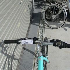 E761★10000円★整備済み スポーツ中古自転車 【クロスバイク　グリーン　27インチ】の画像