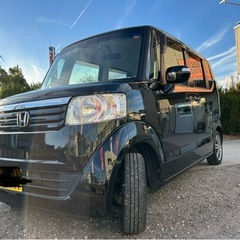 大阪発！H26！NBOX　人気黒！車検長ー！安心パッケージ！ＧＬパーケージ！パワスラ！ナビTV　ETCの画像