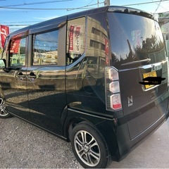 大阪発！H26！NBOX　人気黒！車検長ー！安心パッケージ！ＧＬパーケージ！パワスラ！ナビTV　ETCの画像