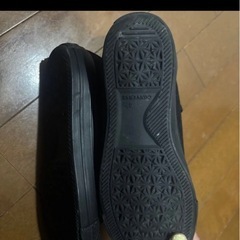 コンバース　レディース　ブラックモノクローム　スニーカー　　の画像