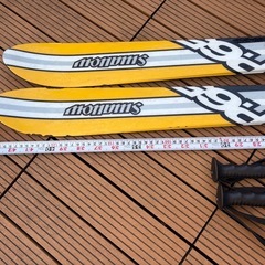 子供用スキーセット 板130cm-ブーツ23cm(中古)の画像