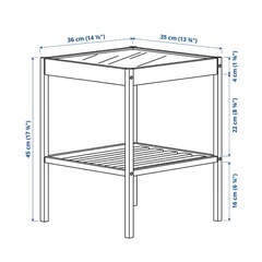 IKEA ネスナ　サイドテーブルの画像