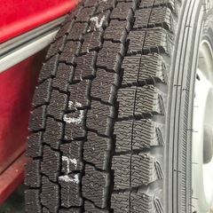 １４５／１２ー6PR スタッドレスタイヤ＆ホイール４本セット　ハイゼット　ハイゼットトラックの画像