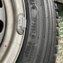 １４５／１２ー6PR スタッドレスタイヤ＆ホイール４本セット　ハイゼット　ハイゼットトラックの画像