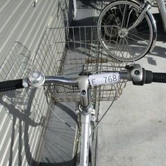 E768★限定特価　整備済み★ブリヂストン　シングルスター★ 中古自転車 【27インチ　シルバー　 】の画像