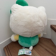 ✨ふわふわかわいい💚キティちゃん★大きなぬいぐるみ💚の画像