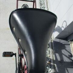 E769★　　11800円★　折りたたみ中古自転車【20インチ　えんじ 】 の画像