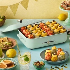 BRUNO ブルーノ　コンパクトホットプレート ミントグリーン　BOE021の画像