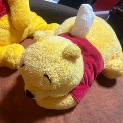 くまのプーさん　ぬいぐるみ　ティッシュケースセットの画像