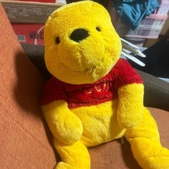 くまのプーさん　ぬいぐるみ　ティッシュケースセットの画像