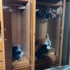 【無料】クローゼット　衣装掛け　タンスの画像