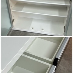 ニトリ バーカウンター パース2 120 キャビネット 家具 店舗 自宅用 収納付き札幌市白石区の画像