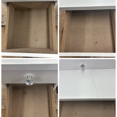 S146⭐ 鏡台 ドレッサー 完成品 コンセント＆USB付き 幅70cm USED 綺麗の画像