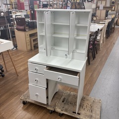 S146⭐ 鏡台 ドレッサー 完成品 コンセント＆USB付き 幅70cm USED 綺麗の画像